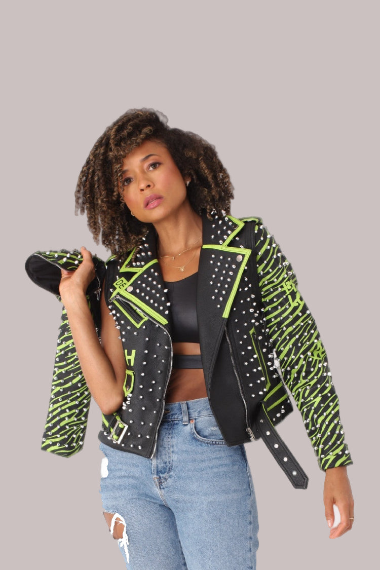 BLACK/LIME