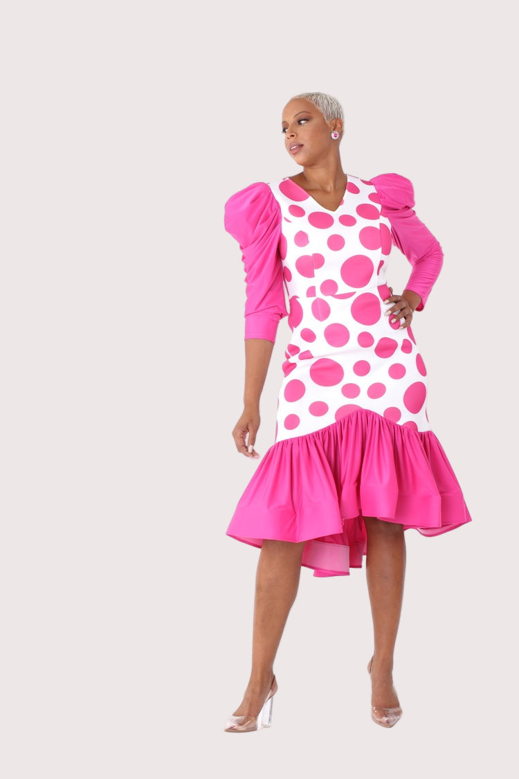 FUCHSIA/WHITE