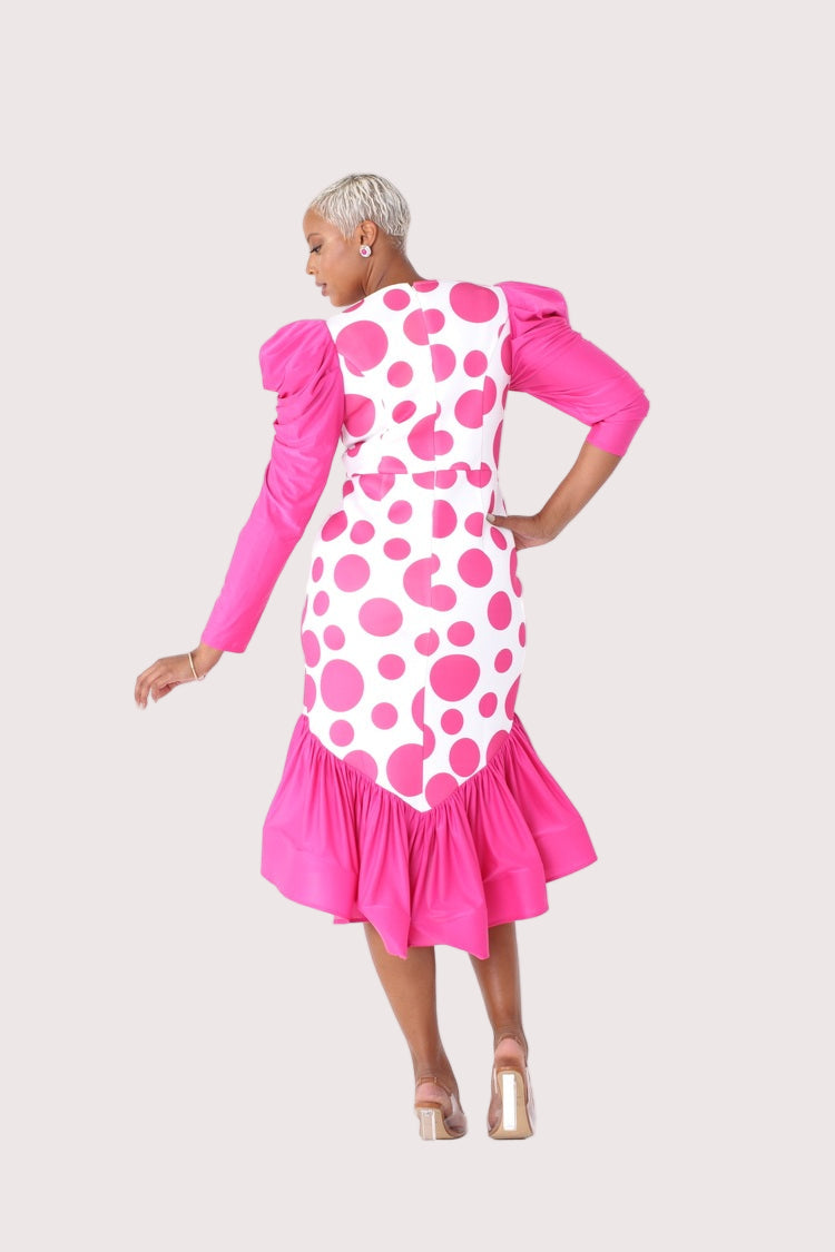 FUCHSIA/WHITE