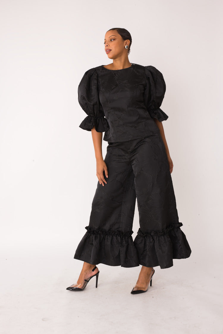 Midnight Drama Ruffle Set - 82375