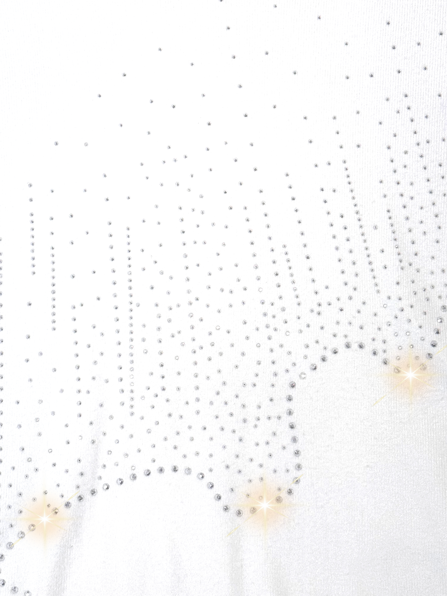 delicate crystal accents details