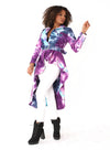 Belted Tie Dye Jacket -81815