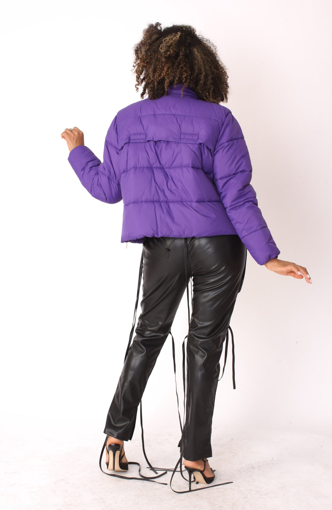 Plush Puffer Jacket - 81876