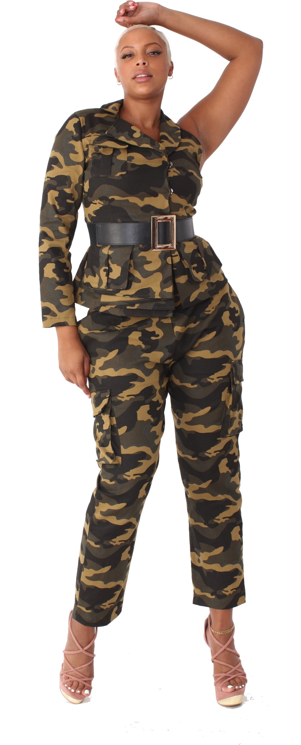 Camo Cargo Pants - 81894