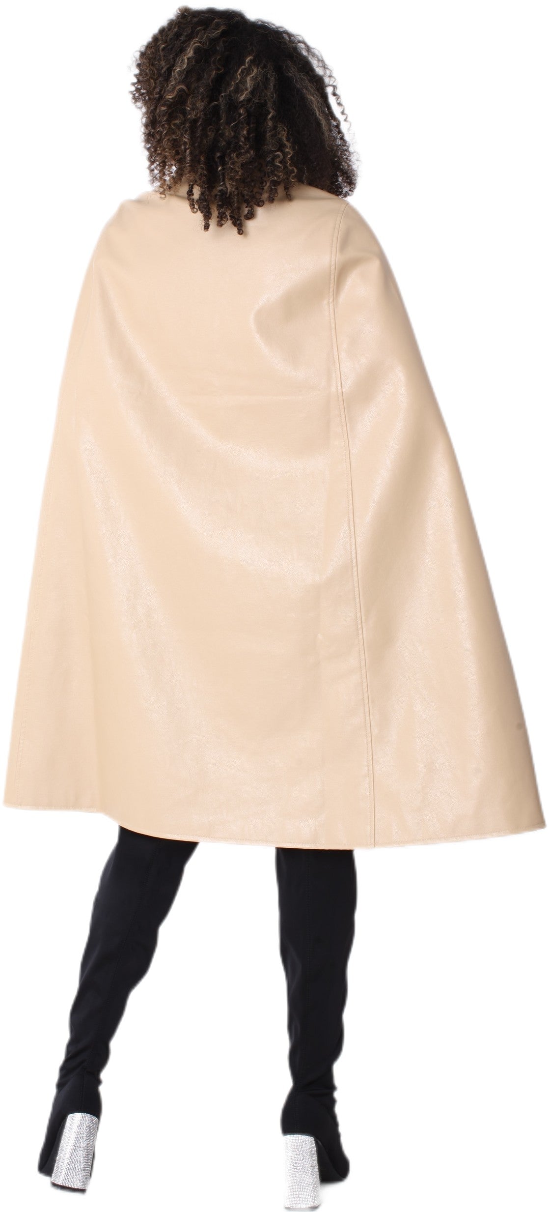 Leather Cape Coat -82048 – FOR HER NYC OFFICIAL