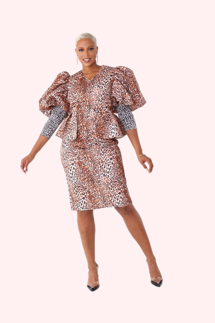 puff sleeve peplum dress Amarachi Puff Sleeve Peplum Dress Orevaa African Clothing