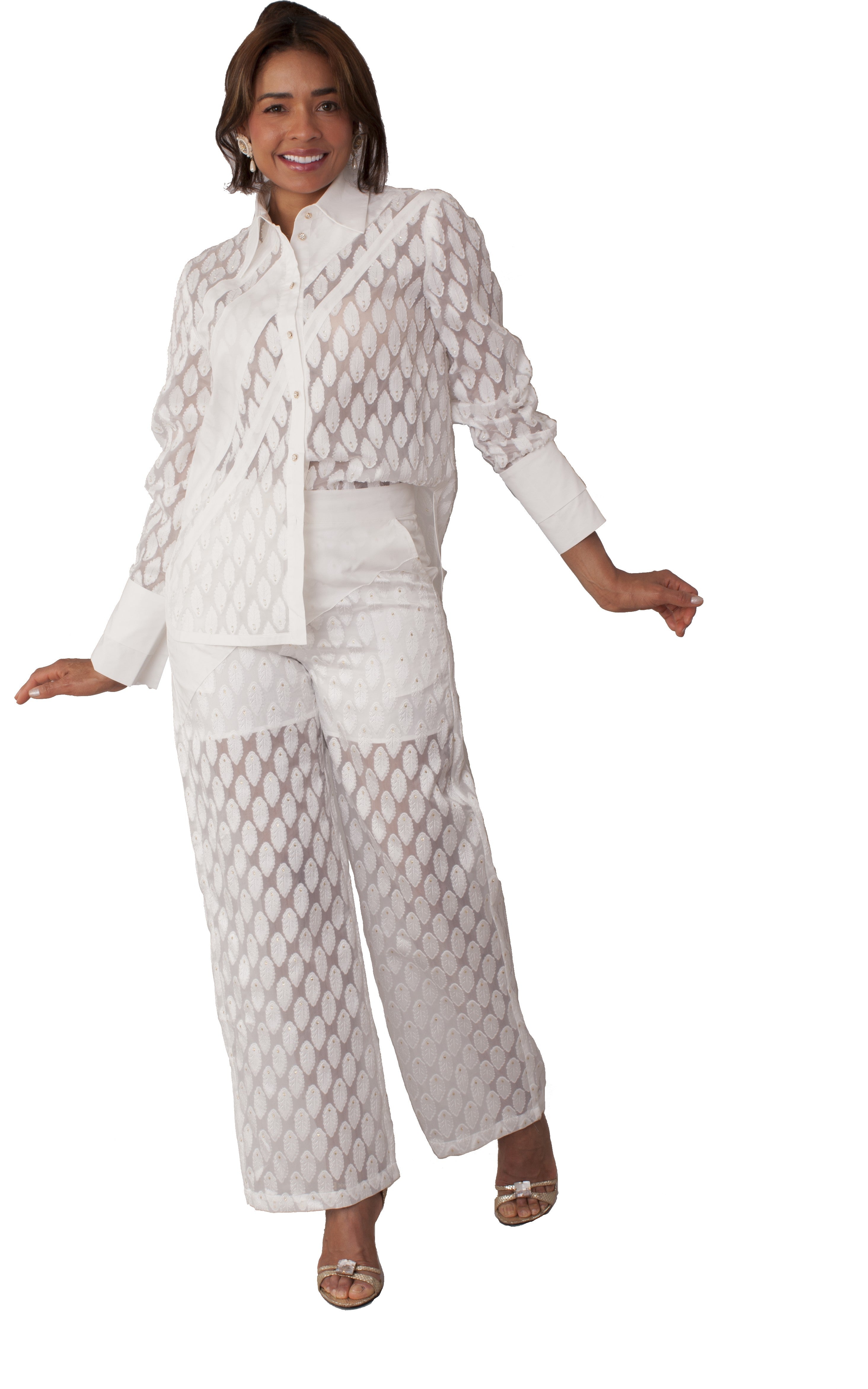 Eyelet Wide-Leg Pants - 82339 – FOR HER NYC OFFICIAL Eyelet Wide-Leg Pants - 82339 – FOR HER NYC OFFICIAL