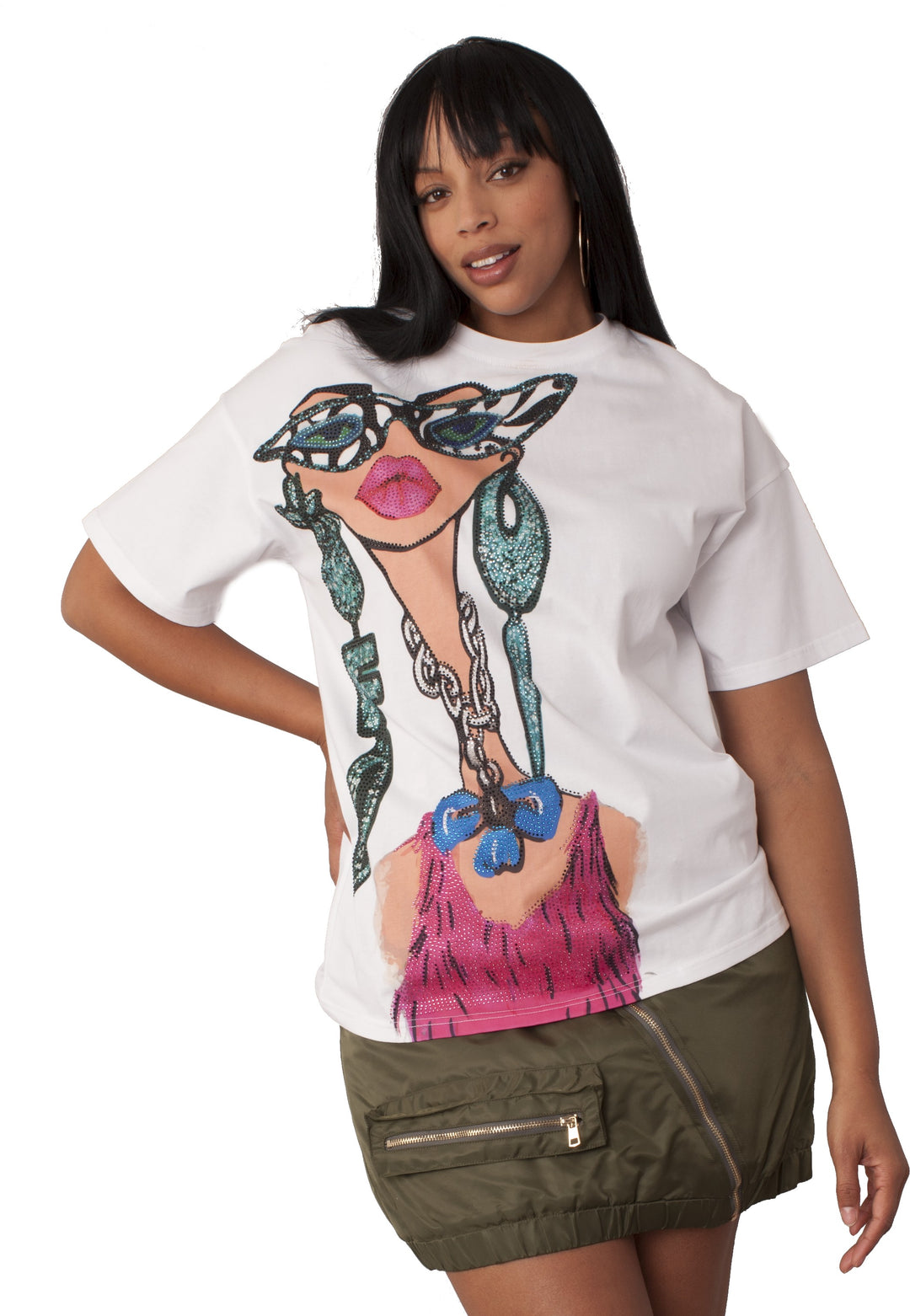 Glam Girl Graphic Tee - 82344