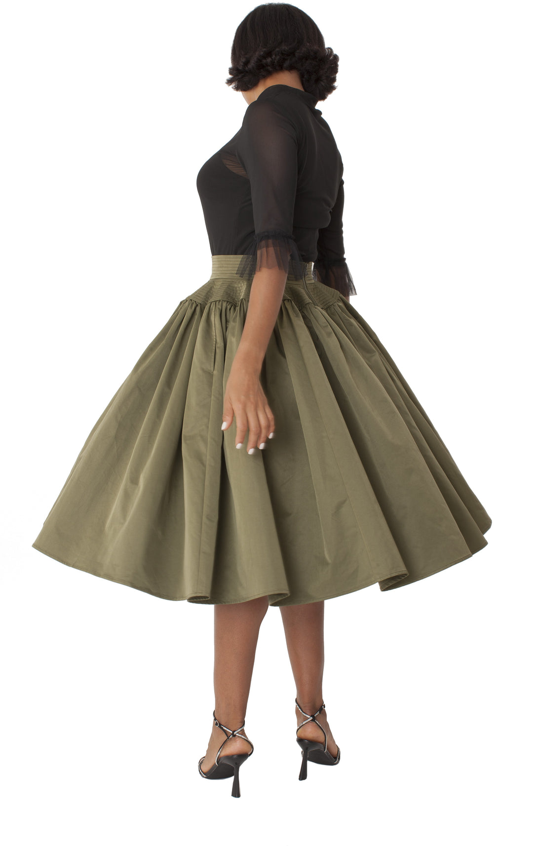 Full Circle Taffeta Skirt - 82650