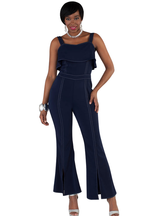 Flare Leg Jumpsuit -8762