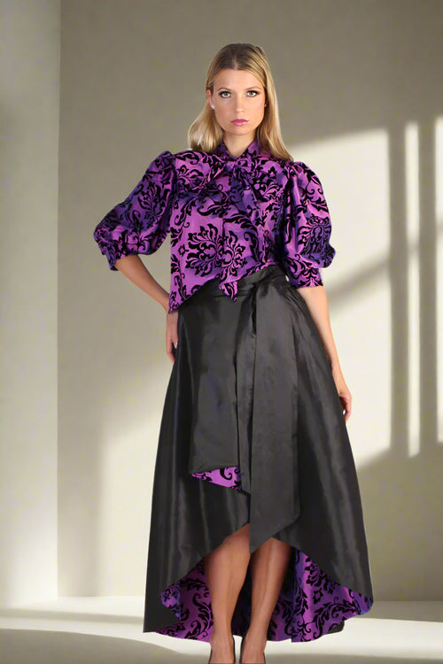 High Low Baroque Skirt  -8842