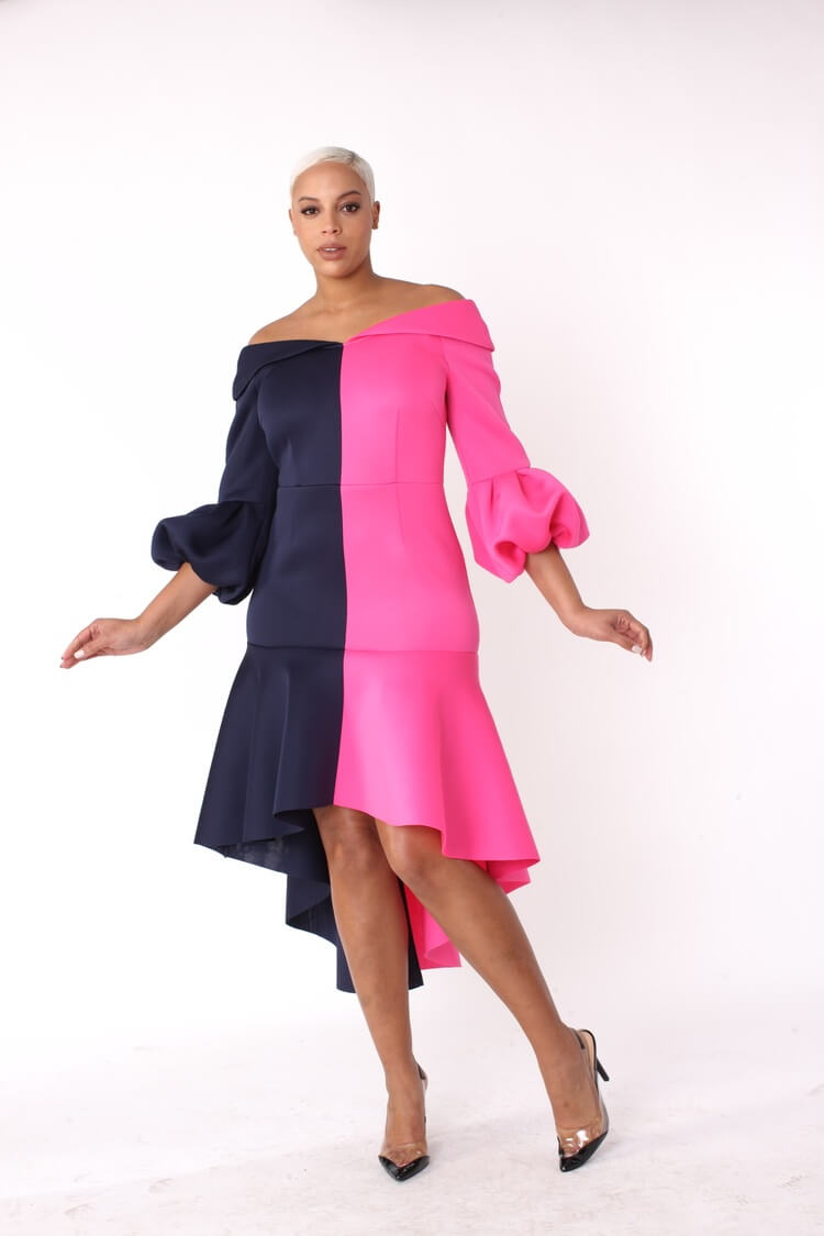 NAVY/FUCHSIA