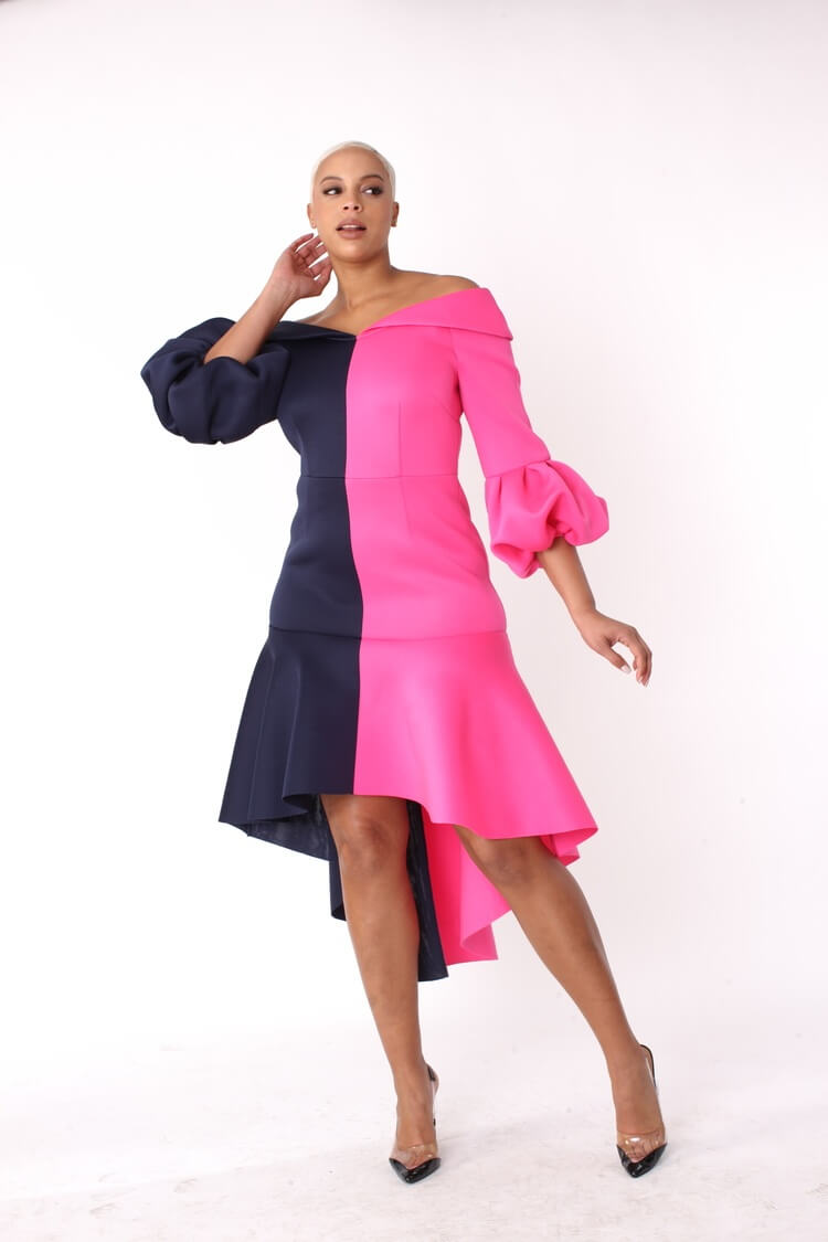 NAVY/FUCHSIA