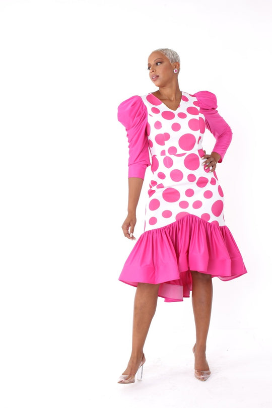 FUCHSIA/WHITE