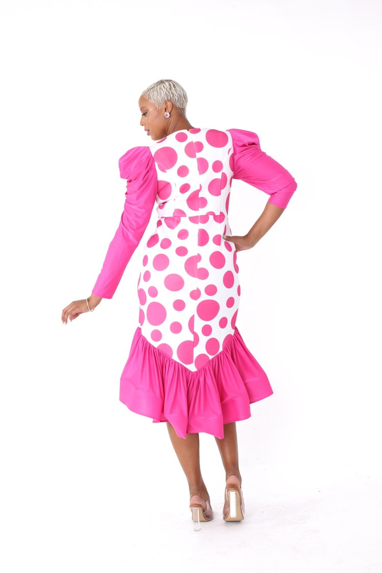 FUCHSIA/WHITE