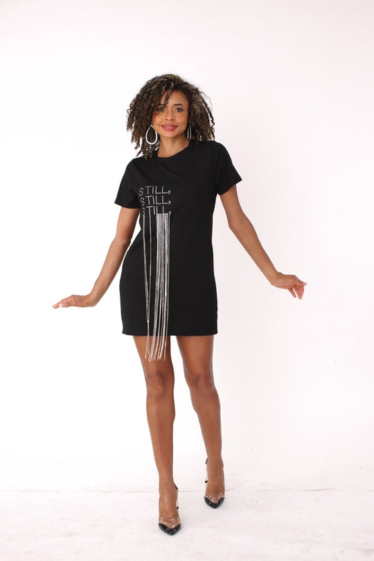 "Still" Graphic T-Shirt Dress - 82183