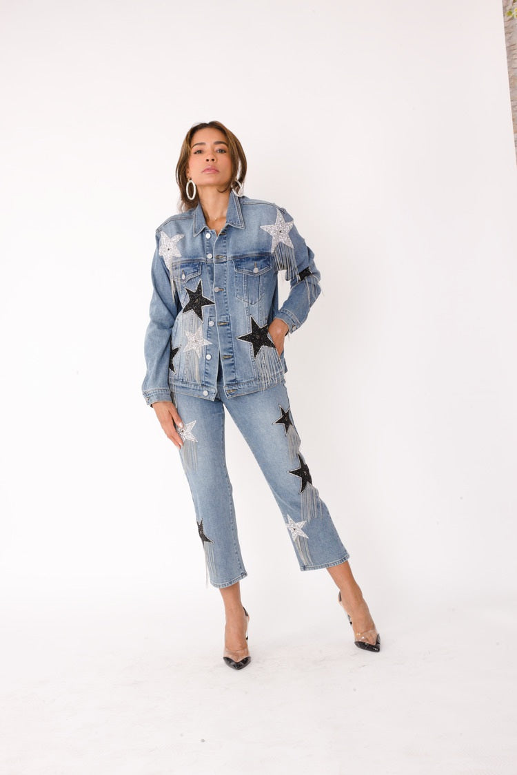 Stardust Dreams Cropped Jeans - 82332