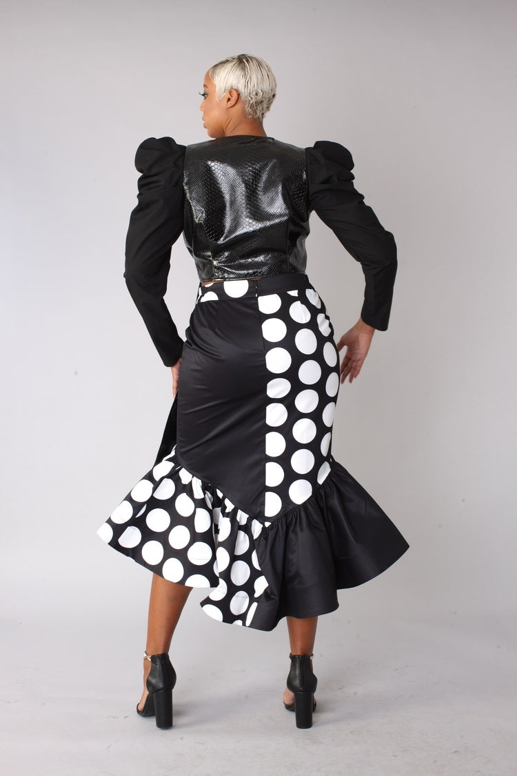 BLK/WHT DOTS