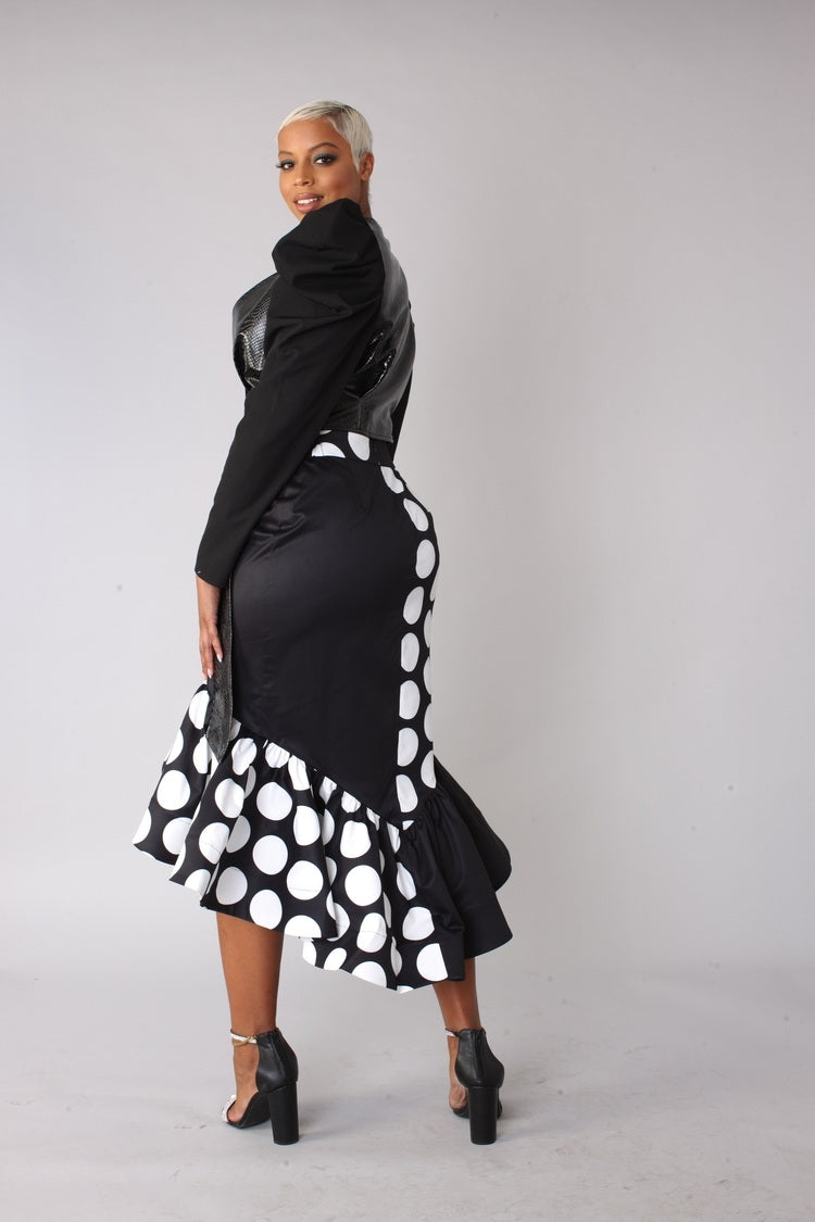 BLK/WHT DOTS