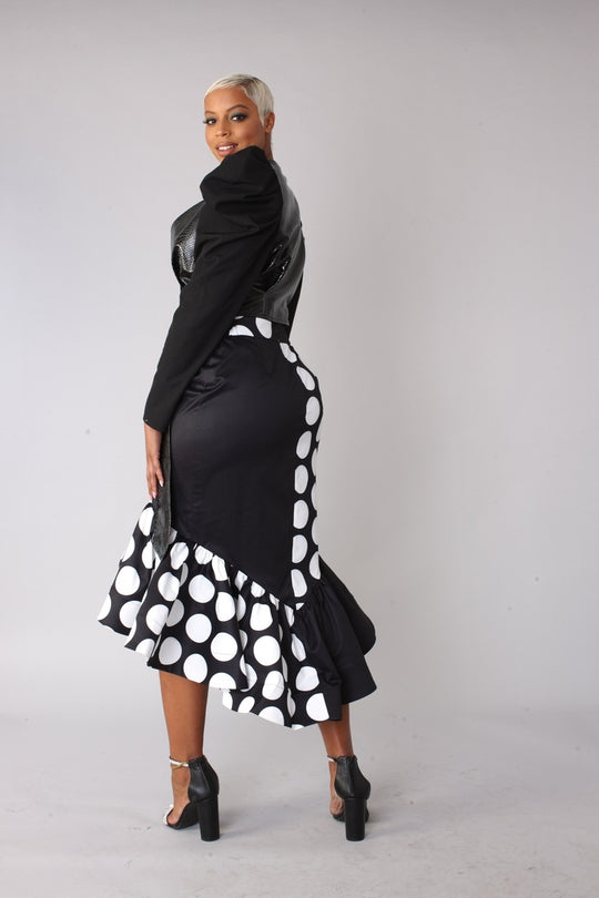 BLK/WHT DOTS