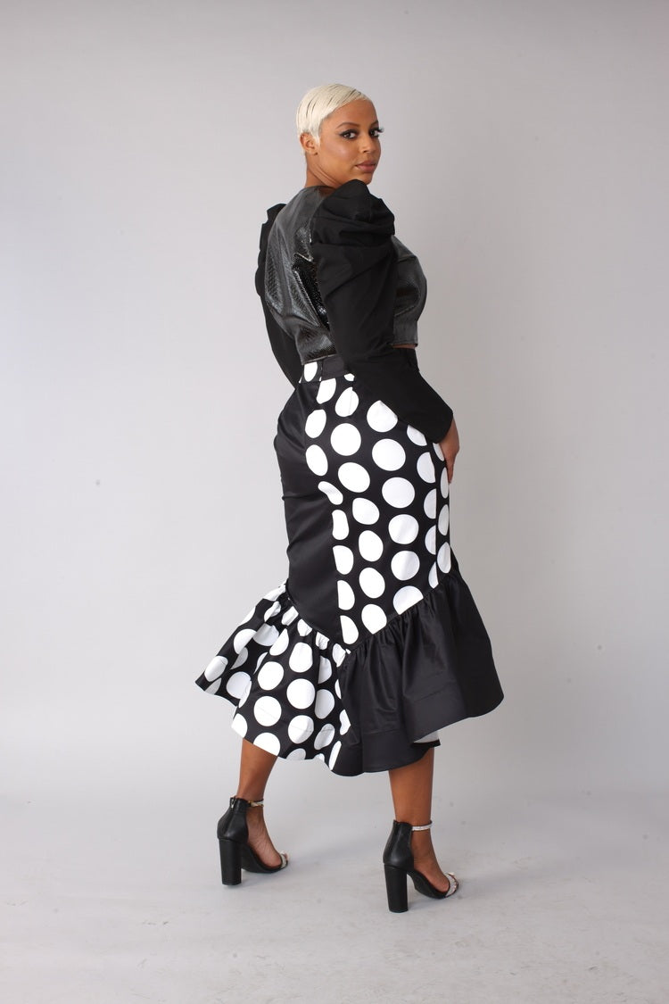BLK/WHT DOTS