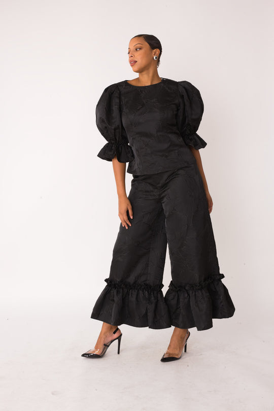 Midnight Drama Ruffle Set - 82375