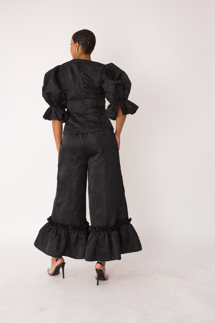 Midnight Drama Ruffle Set - 82375