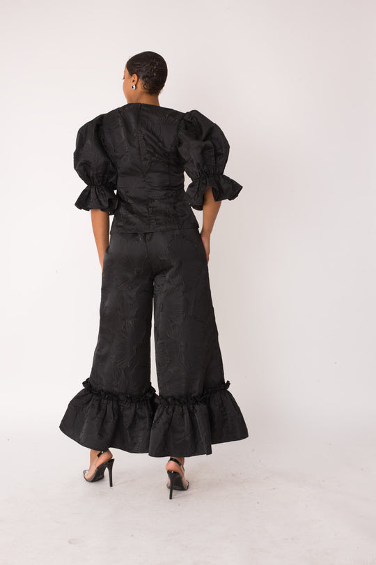 Midnight Drama Ruffle Set - 82375