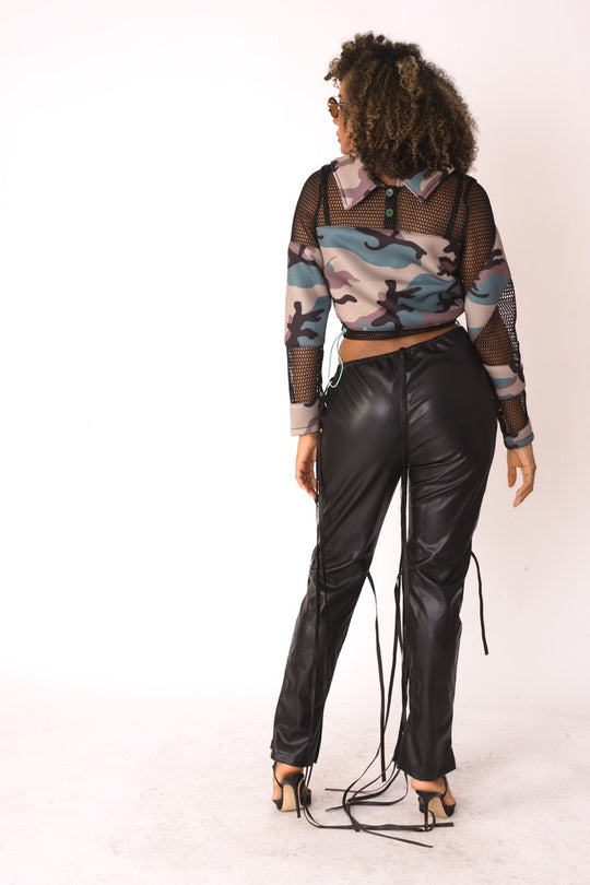 Camo Scuba Mesh Zip-Up Jacket - 81949