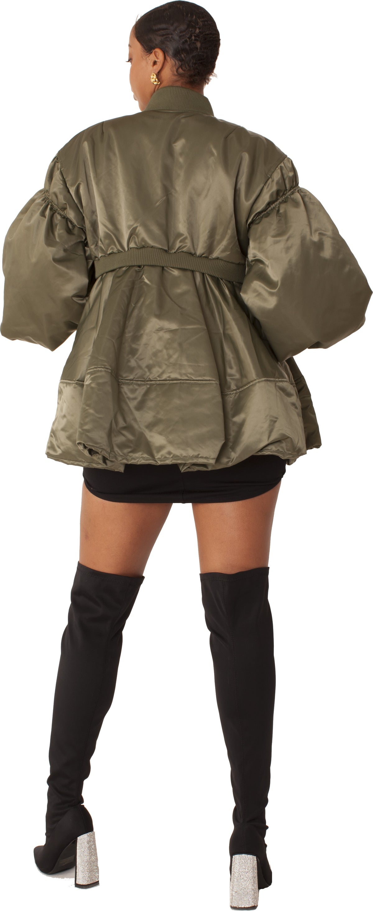 Woven Jacket with Contrasting Lining – 82337