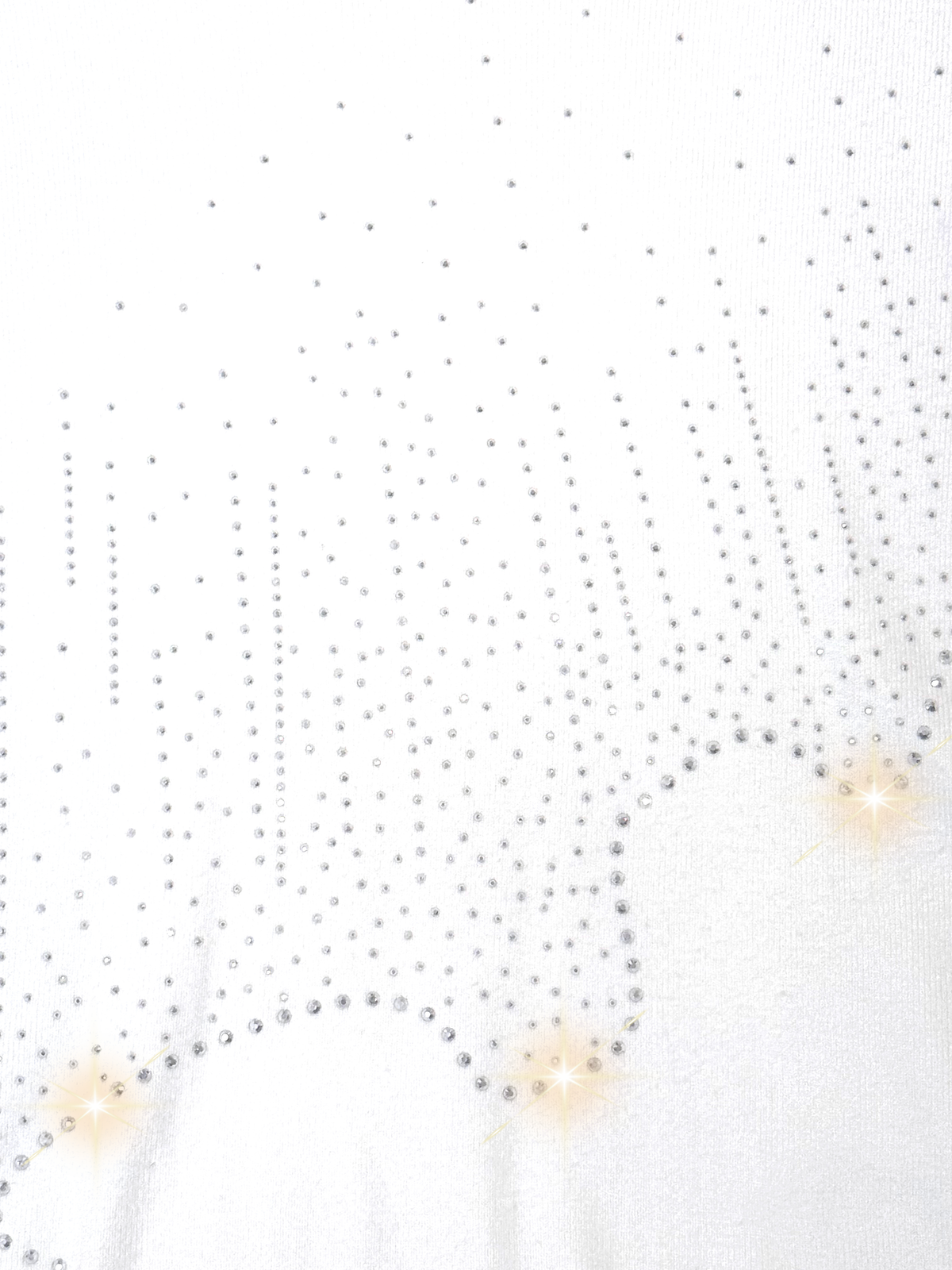 delicate crystal accents details