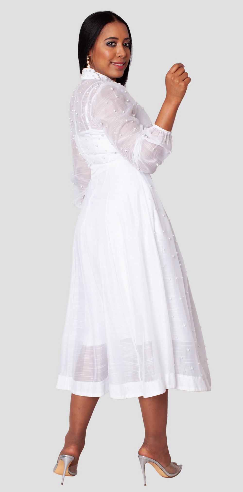 Spring Pearl Dress -82791